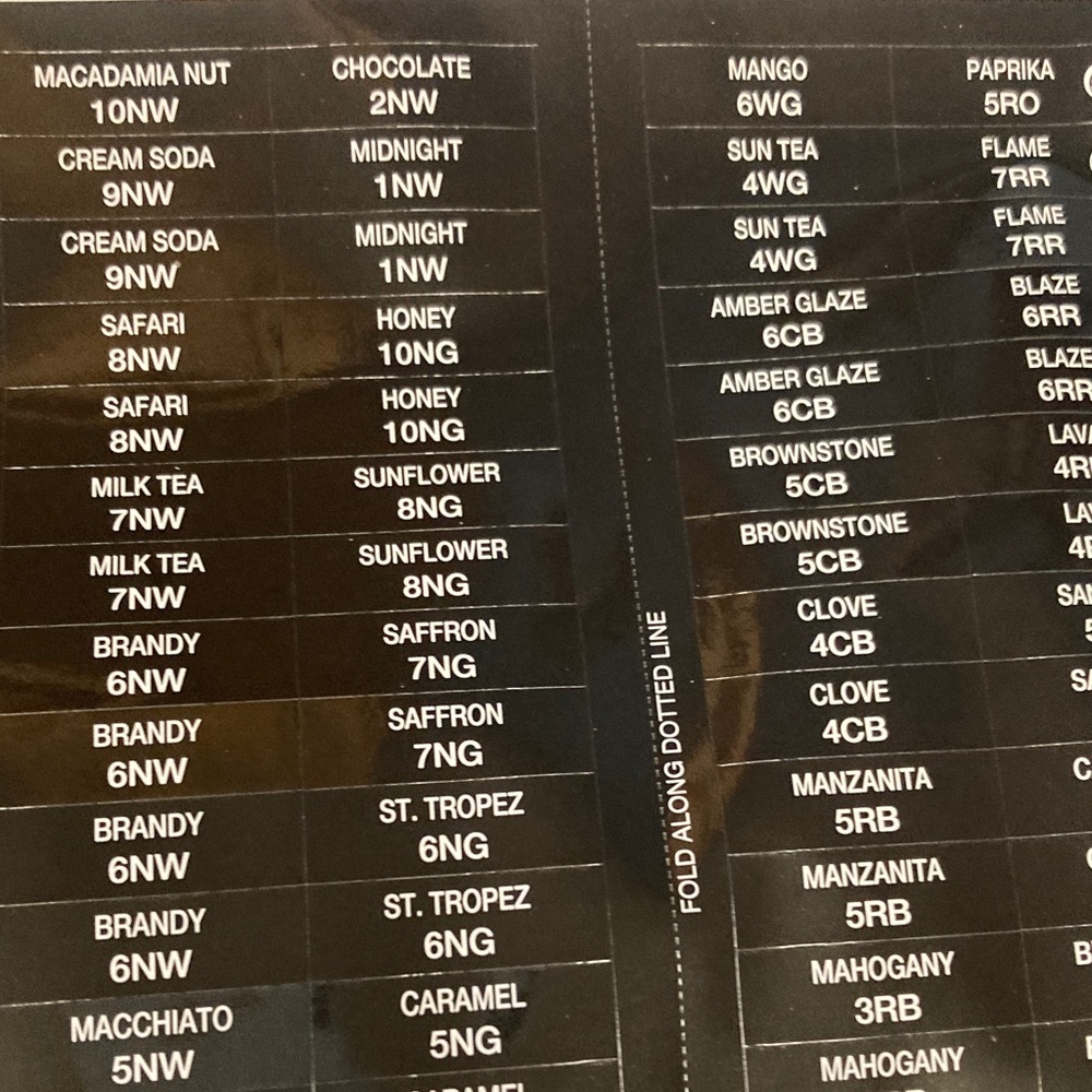 Redken Color Gels Organizing Sticker Labels - Picture 4 of 8